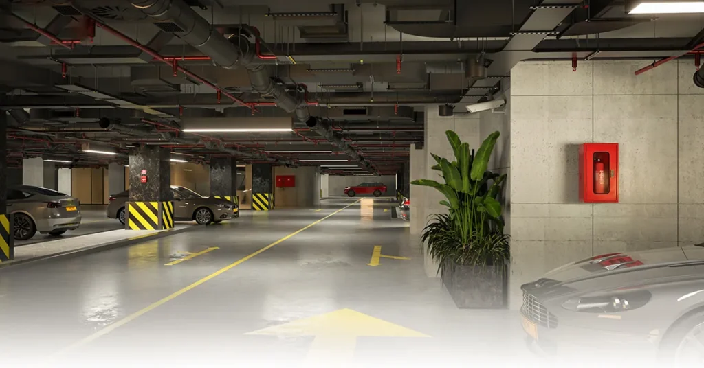 Secure Parking Facilities as Part of Apartment Amenities